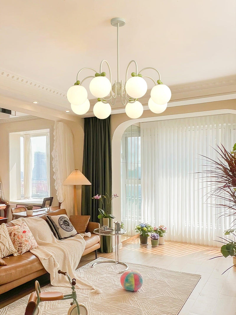 Cream Cherry Chandelier
