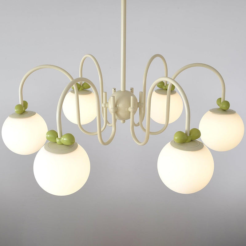 Cream Cherry Chandelier