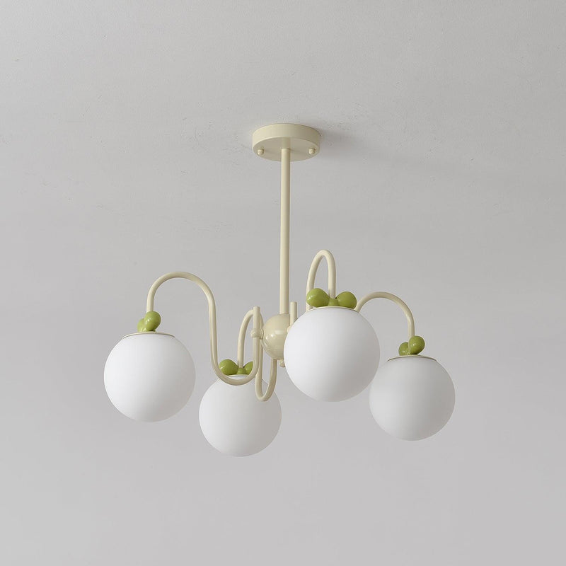 Cream Cherry Chandelier