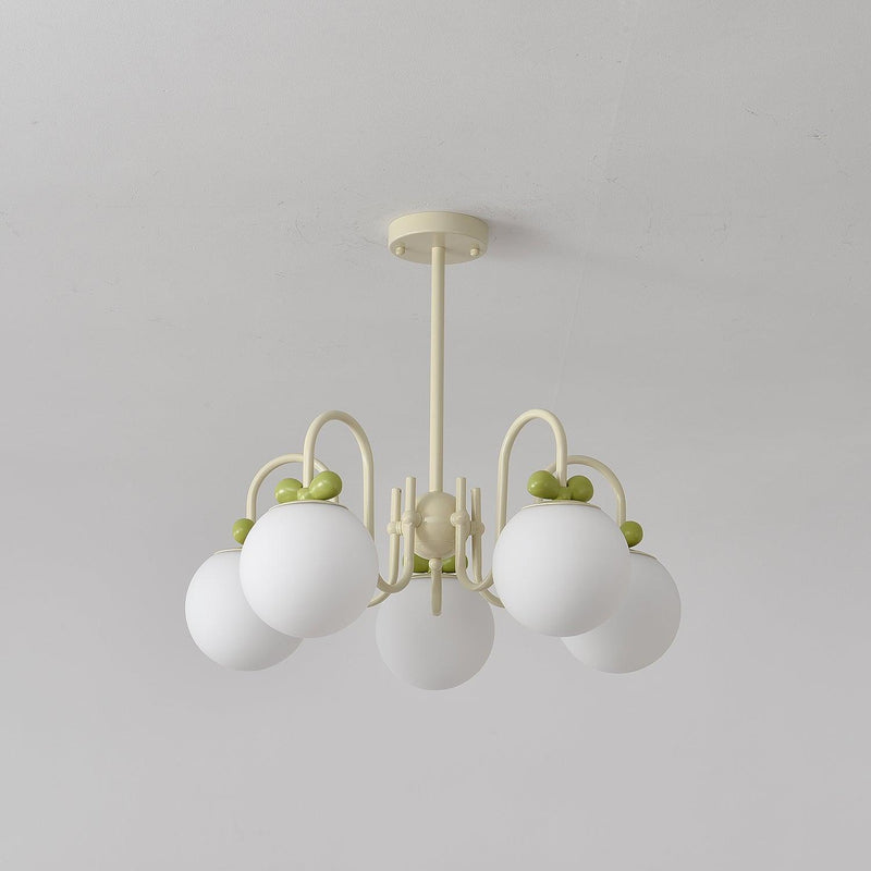 Cream Cherry Chandelier