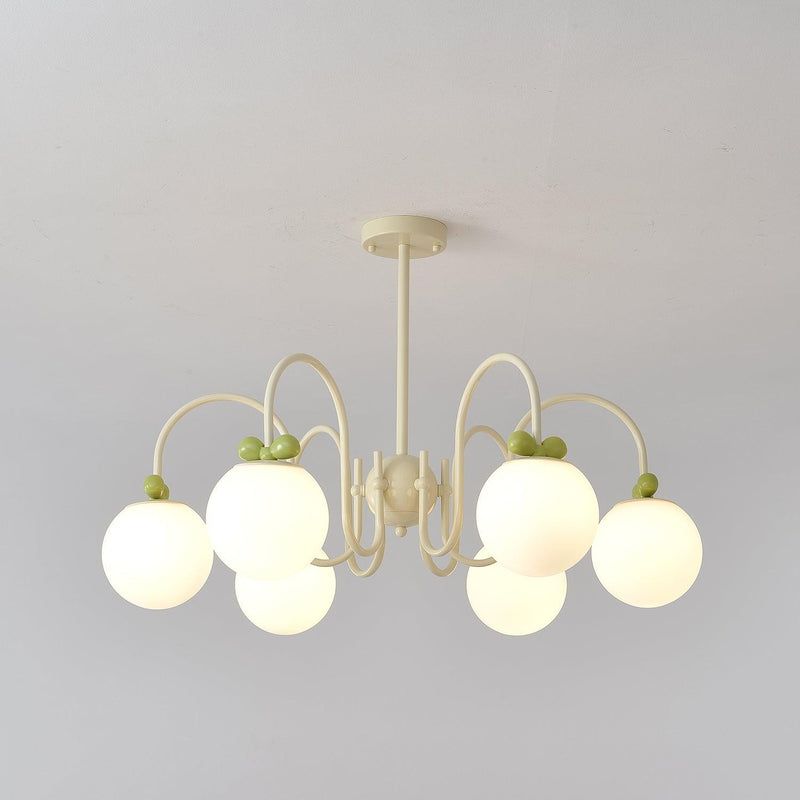 Cream Cherry Chandelier