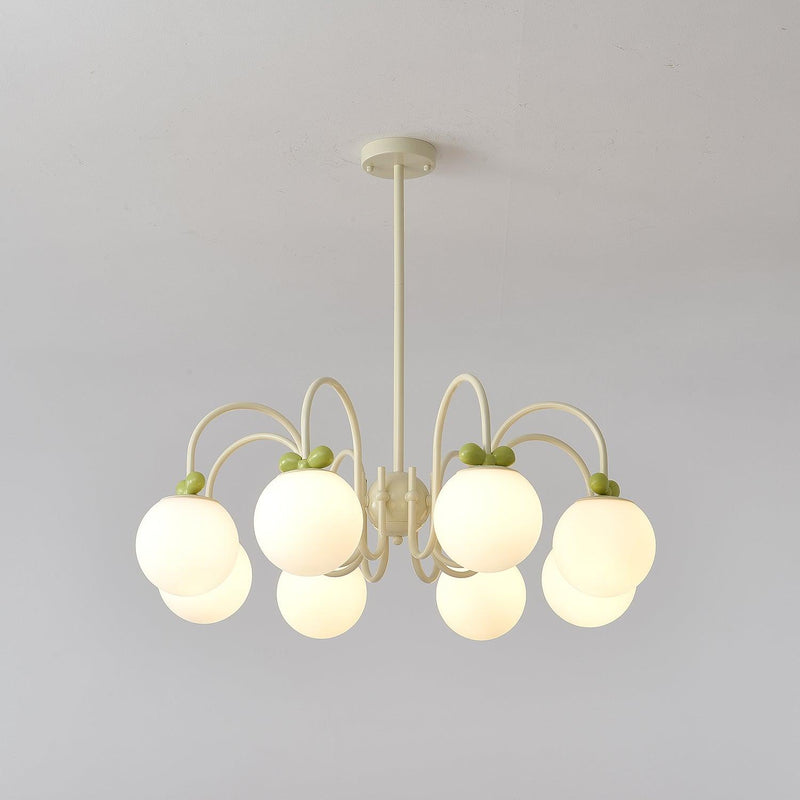 Cream Cherry Chandelier
