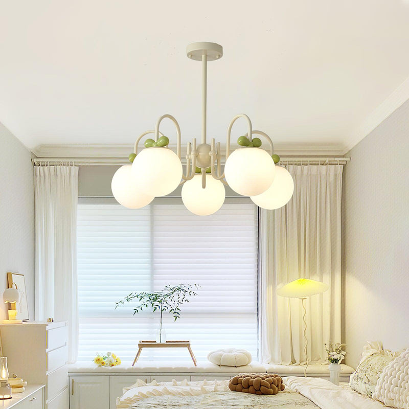 Cream Cherry Chandelier