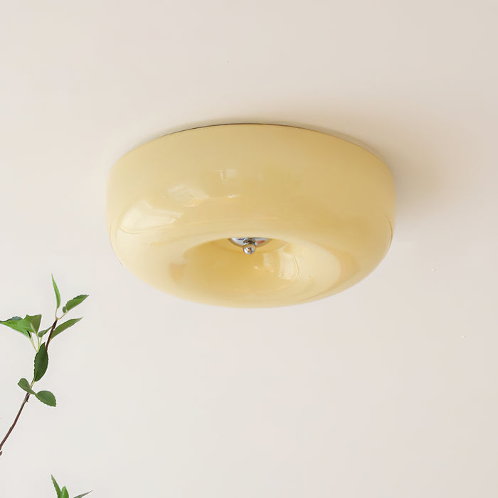 Crème pudding plafondlamp