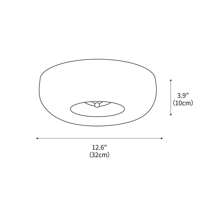 Cream Pudding Ceiling Lamp – detail 3