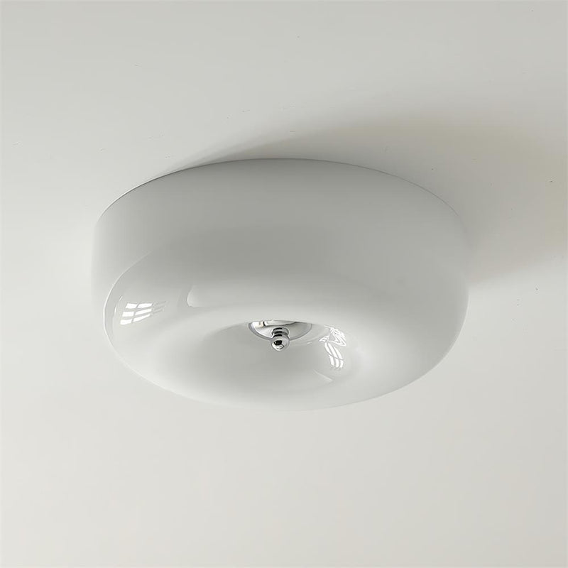 Cream Pudding Ceiling Lamp