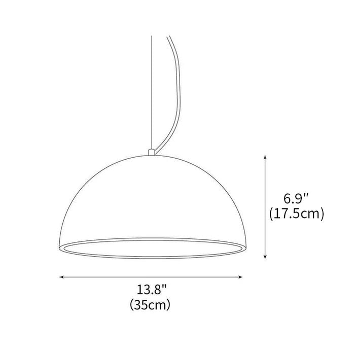 Crescent Glow Pendant Lamp