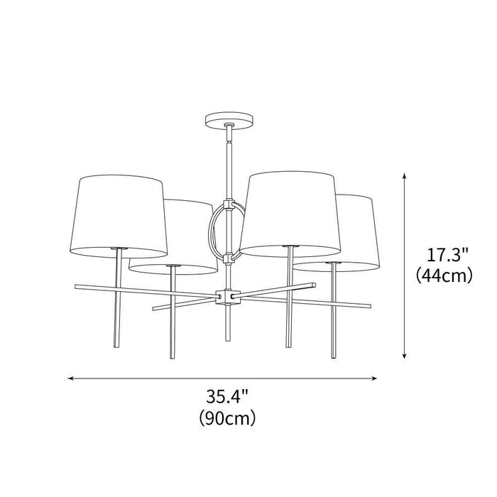 Crossbar Chandelier