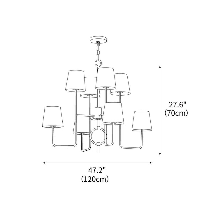 Crossbar Chandelier