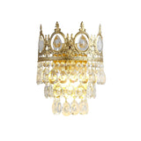 مصباح Crown Crystal الجداري