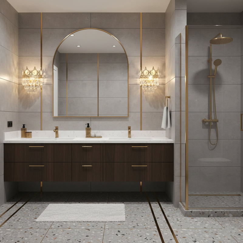 Crown Crystal Wall Lamp