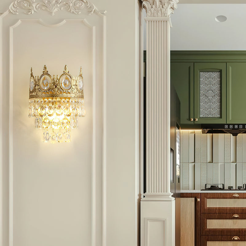 Crown Crystal Wall Lamp