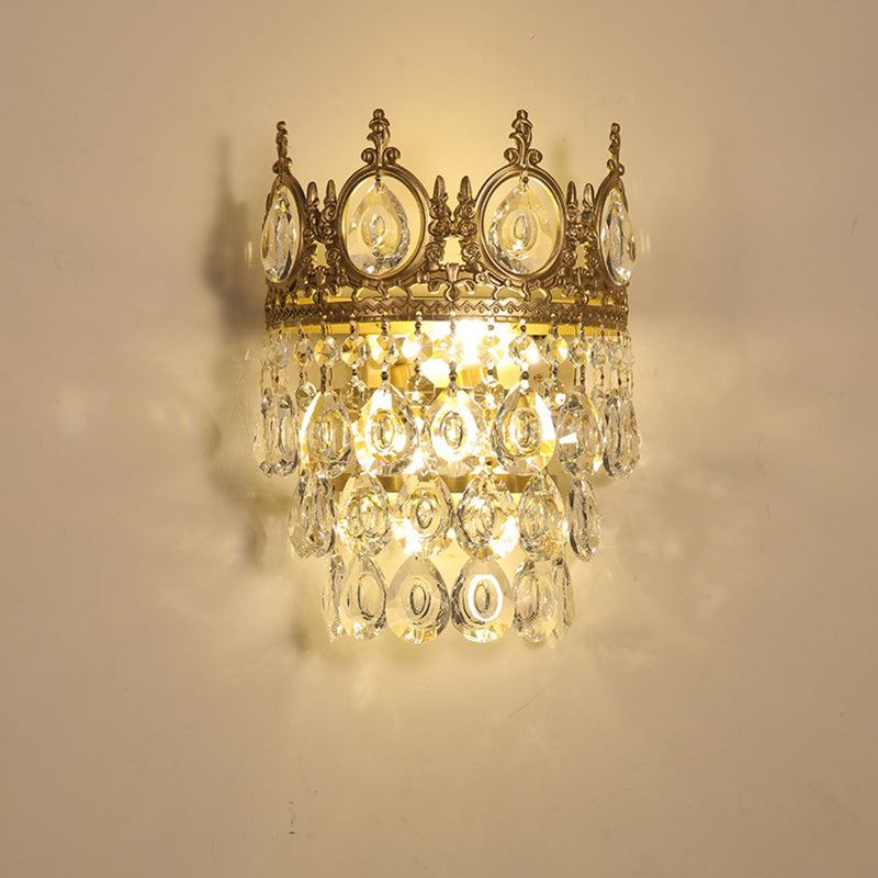 Crown Crystal Wall Lamp