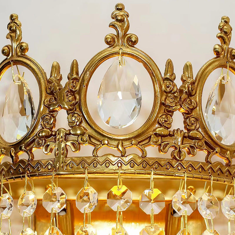 Crown Crystal Wall Lamp