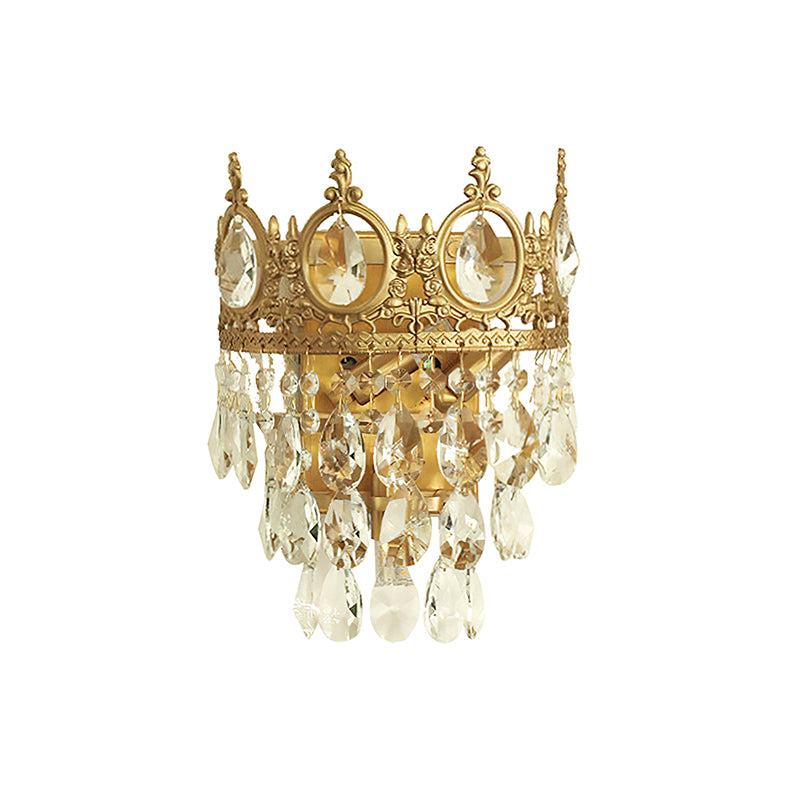 Crown Crystal Wall Lamp