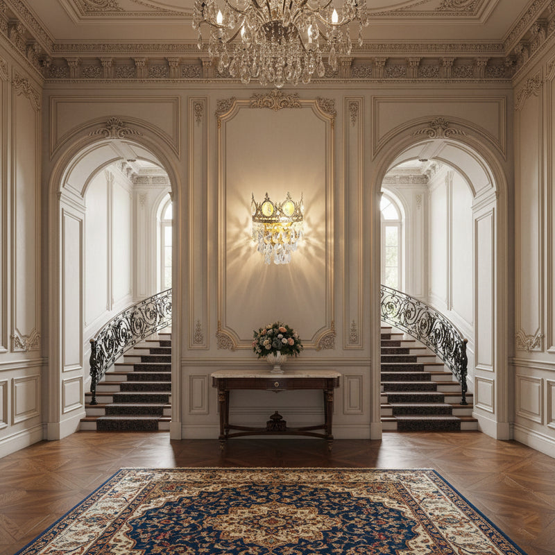 Crown Crystal Wall Lamp