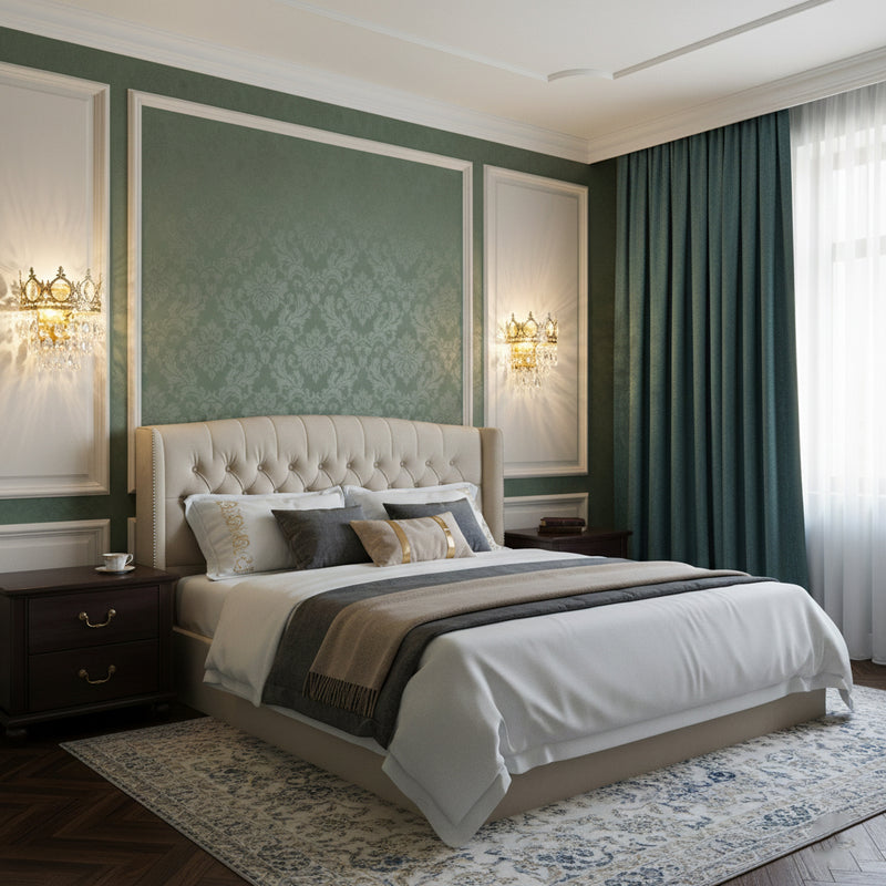 Crown Crystal Wall Lamp