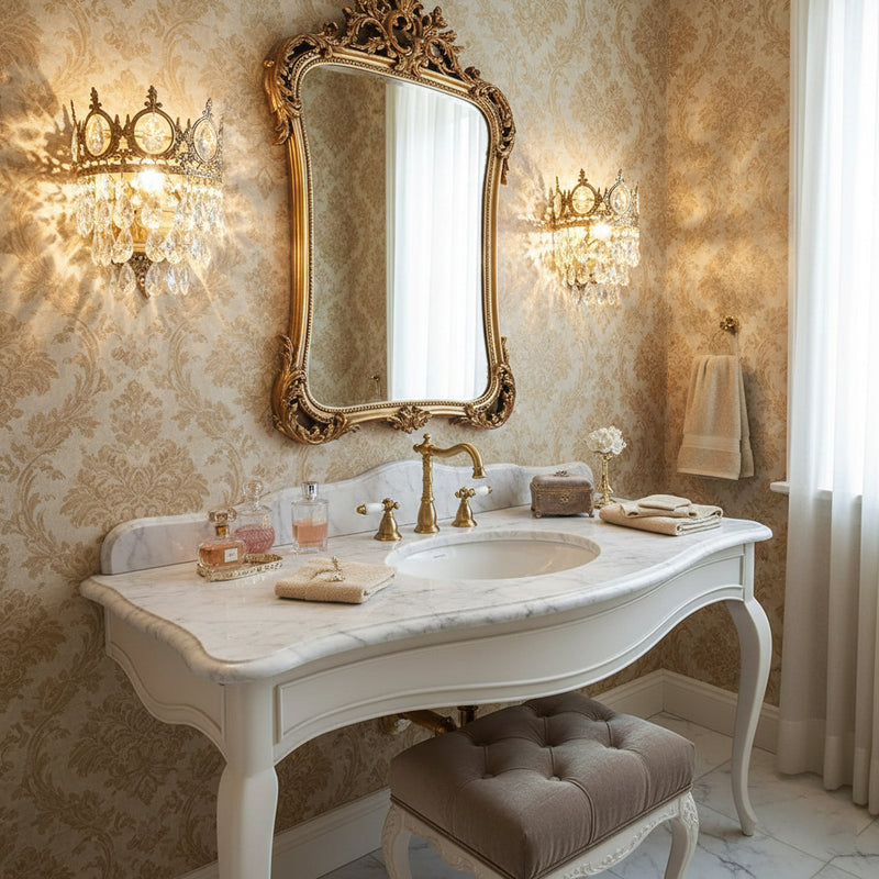 Crown Crystal Wall Lamp