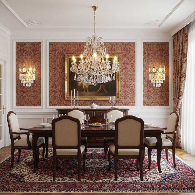 Crown Crystal Wall Lamp