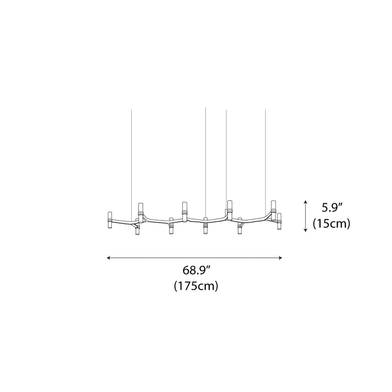 Crown Plana Linea Pendant Light