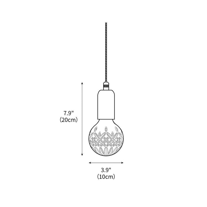 Crystal Bulb LED Pendant Lamp – detail 3