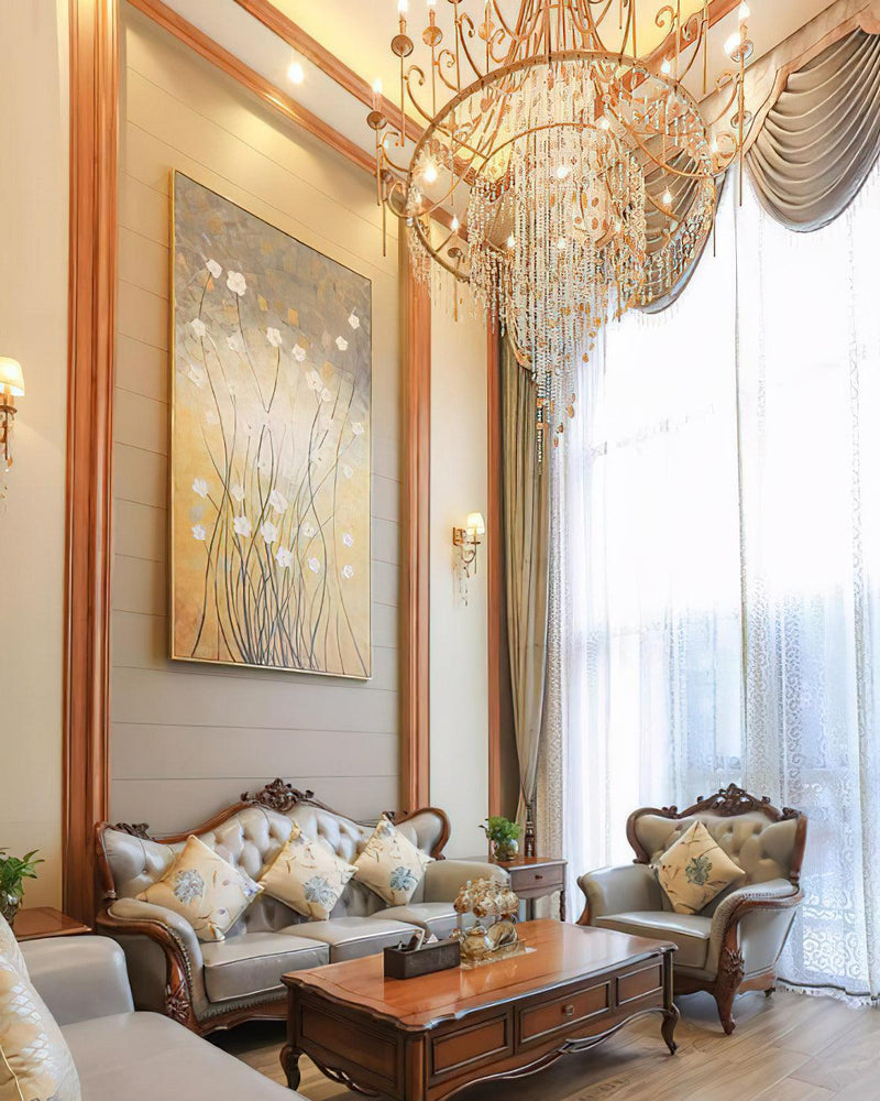 Crystal Cascade Chandelier