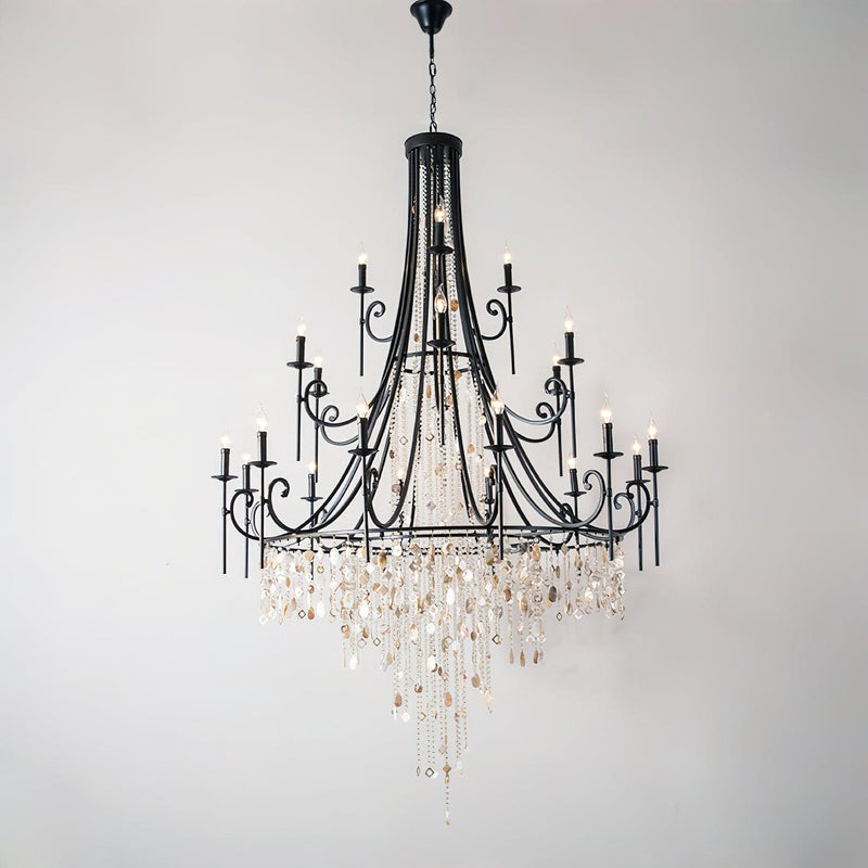 Crystal Cascade Chandelier