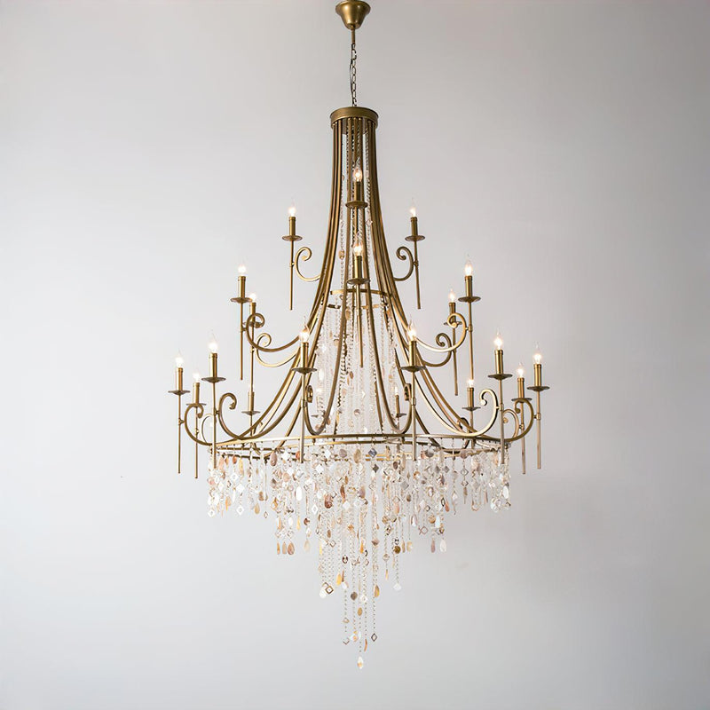 Crystal Cascade Chandelier