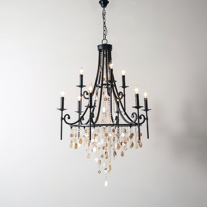Crystal Cascade Chandelier