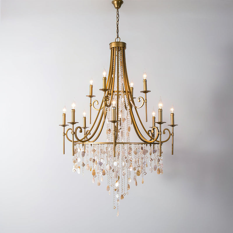 Crystal Cascade Chandelier