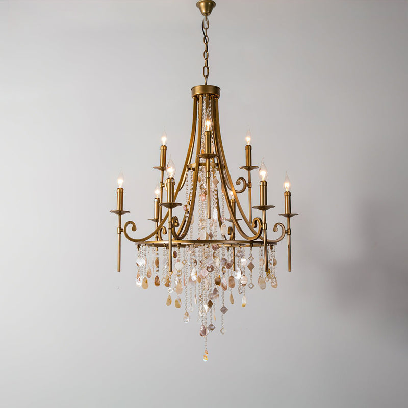 Crystal Cascade Chandelier