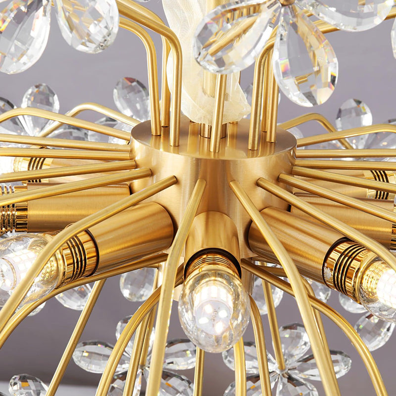 Crystal Flower Chandelier