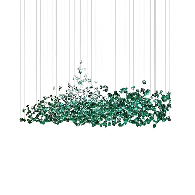 DIY Crystal Stone Chandeliers