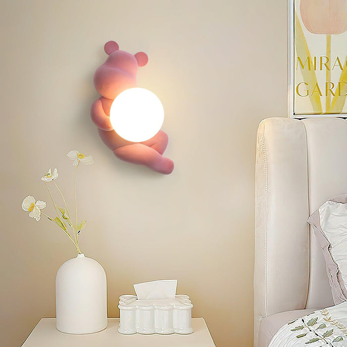 Cuddle Bear Wall Lamp