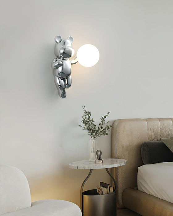 Cuddle Bear Wall Lamp