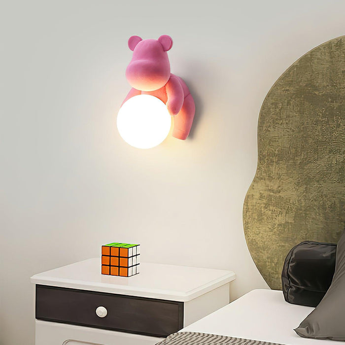 Cuddle Bear Wall Lamp