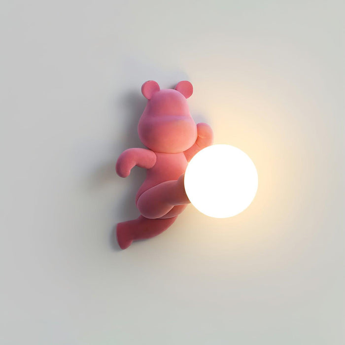 Cuddle Bear Wall Lamp