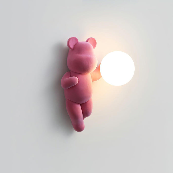 Cuddle Bear Wall Lamp