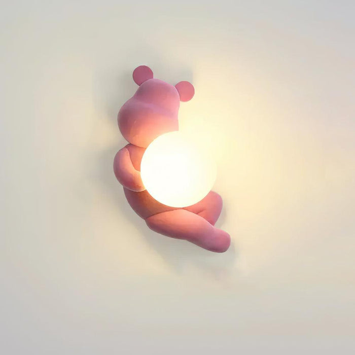 Cuddle Bear Wall Lamp