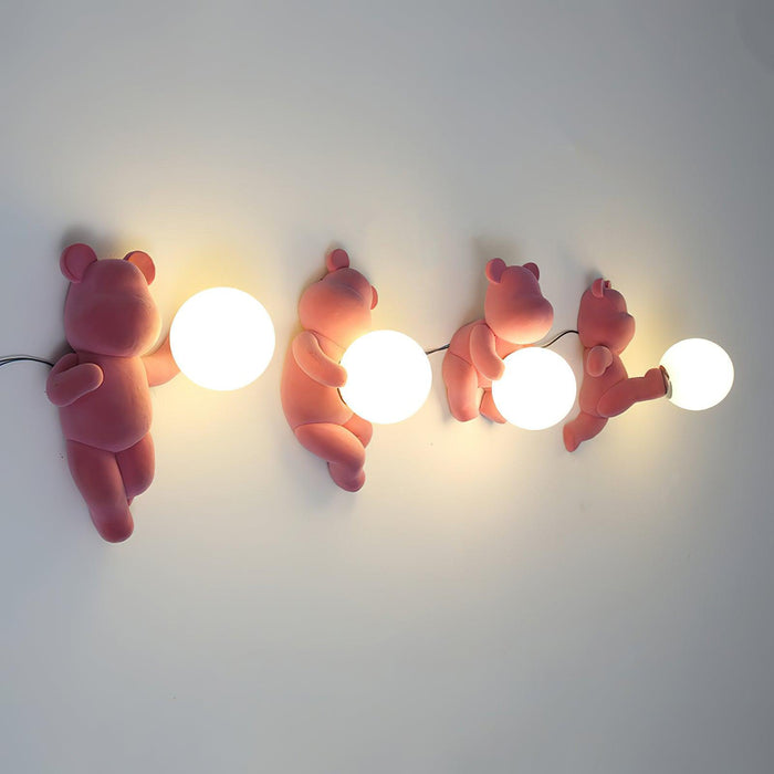 Cuddle Bear Wall Lamp