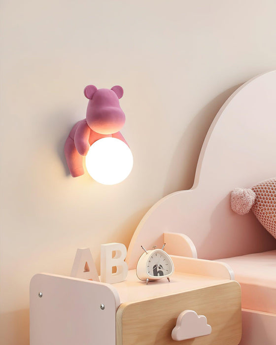 Cuddle Bear Wall Lamp