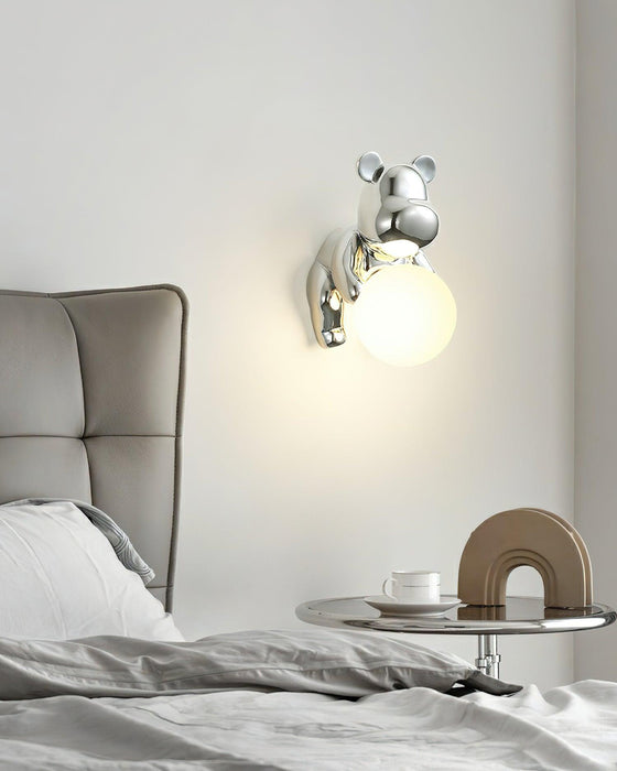 Cuddle Bear Wall Lamp