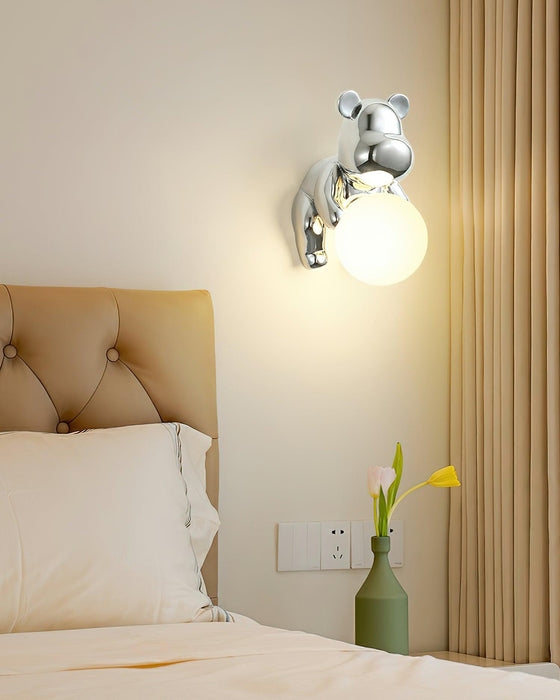 Cuddle Bear Wall Lamp