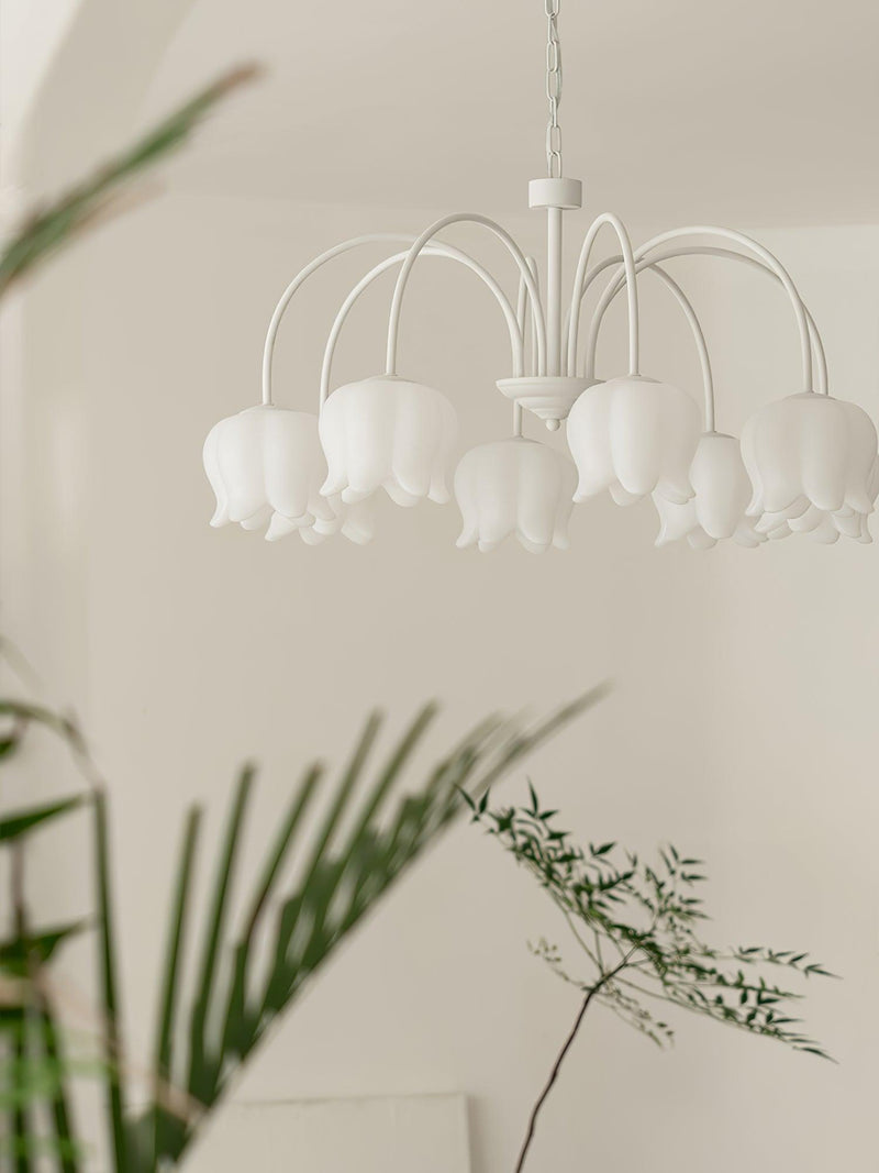 Curved Arm Bell Chandelier