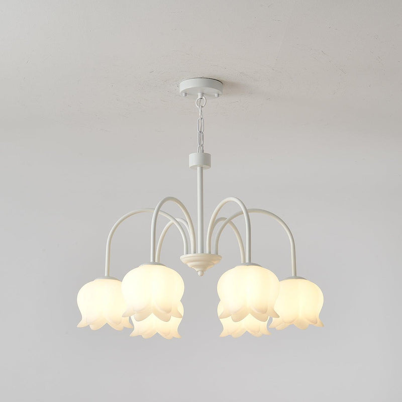 Curved Arm Bell Chandelier