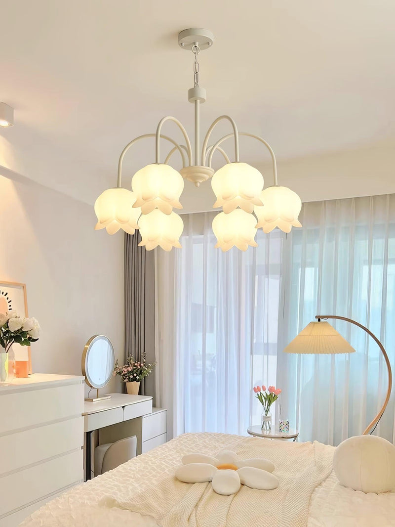 Curved Arm Bell Chandelier