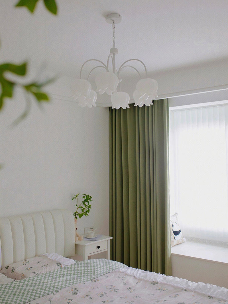 Curved Arm Bell Chandelier