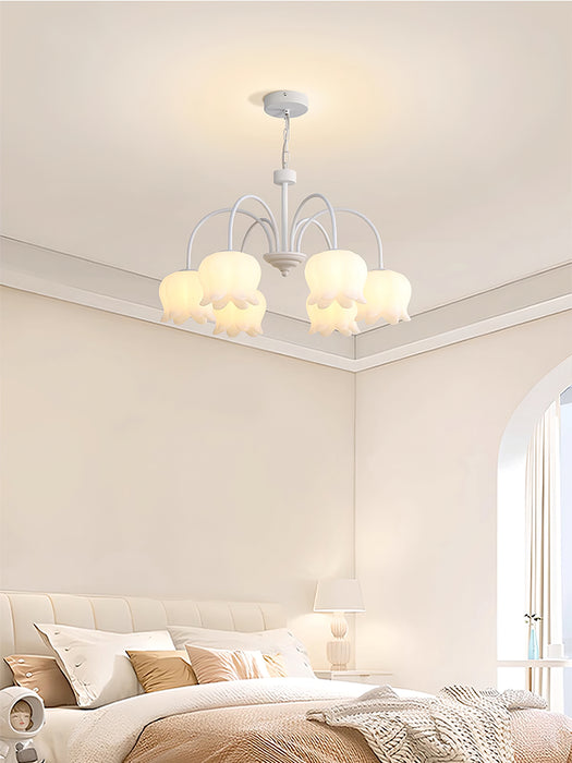 Curved Arm Bell Chandelier