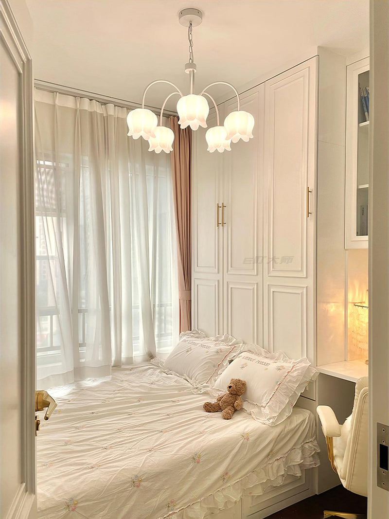 Curved Arm Bell Chandelier