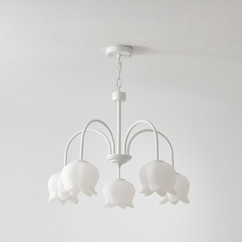 Curved Arm Bell Chandelier